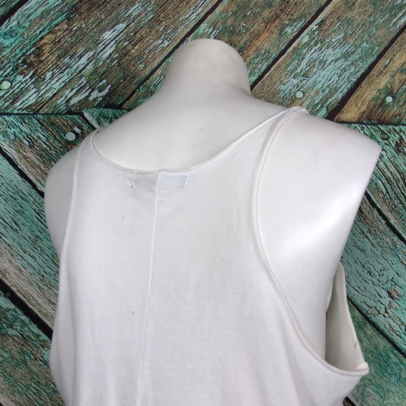 C1 - Racer Back White Tank Top - OS - Picture 5 of 6
